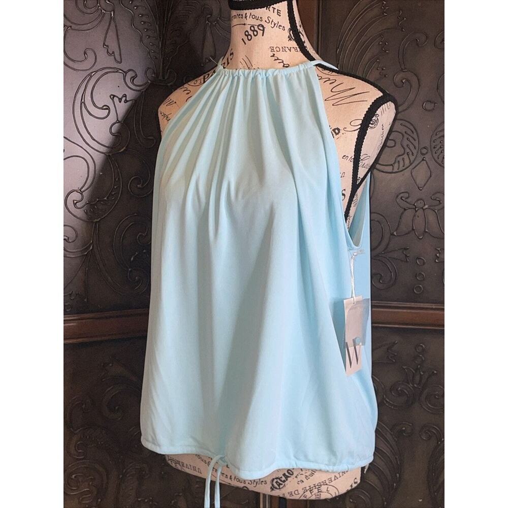 Worthington NWT Baby Blue Blouse / Top Women's Shirt‎ Size L